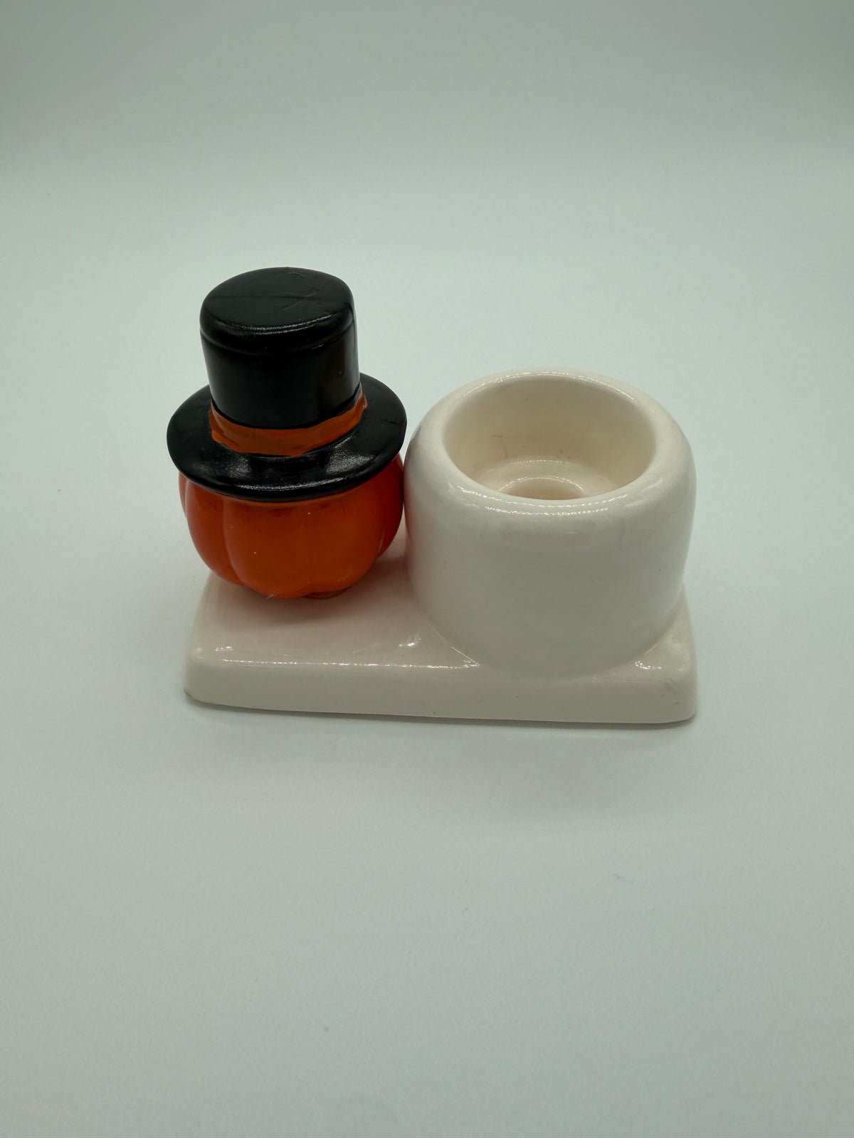 Ceramin Halloween Candle Holder in Box