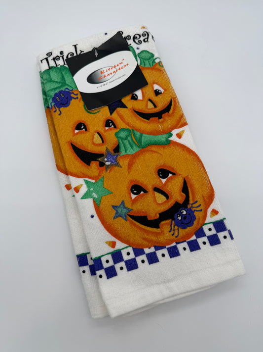Vintage New Stock Halloween Towels