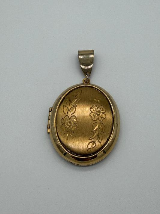 Large Gold Locket
