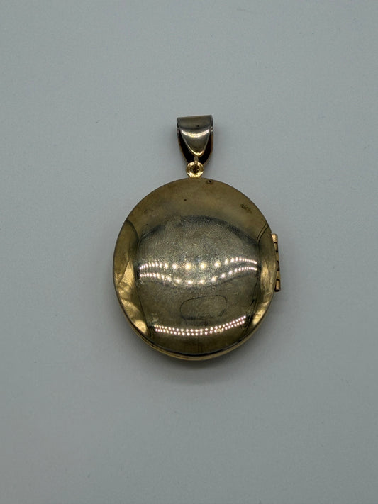 Large Gold Locket