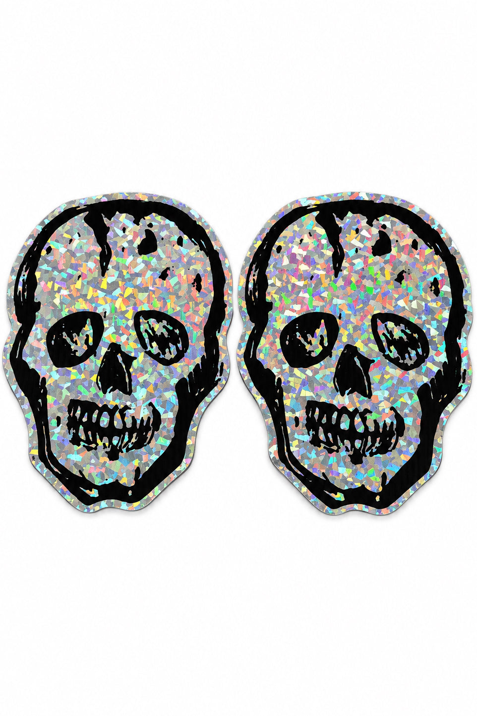 2001 Holographic Skulls Set of 2