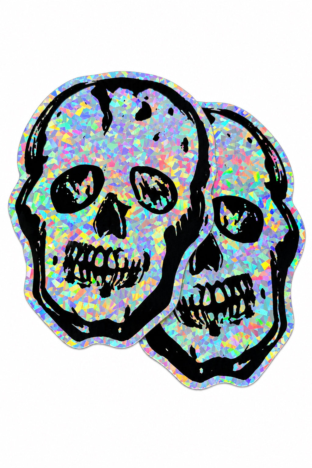2001 Holographic Skulls Set of 2