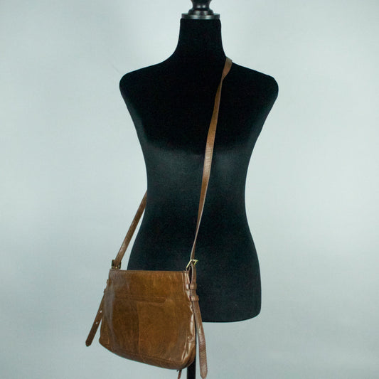 Leather Hobo Crossbody