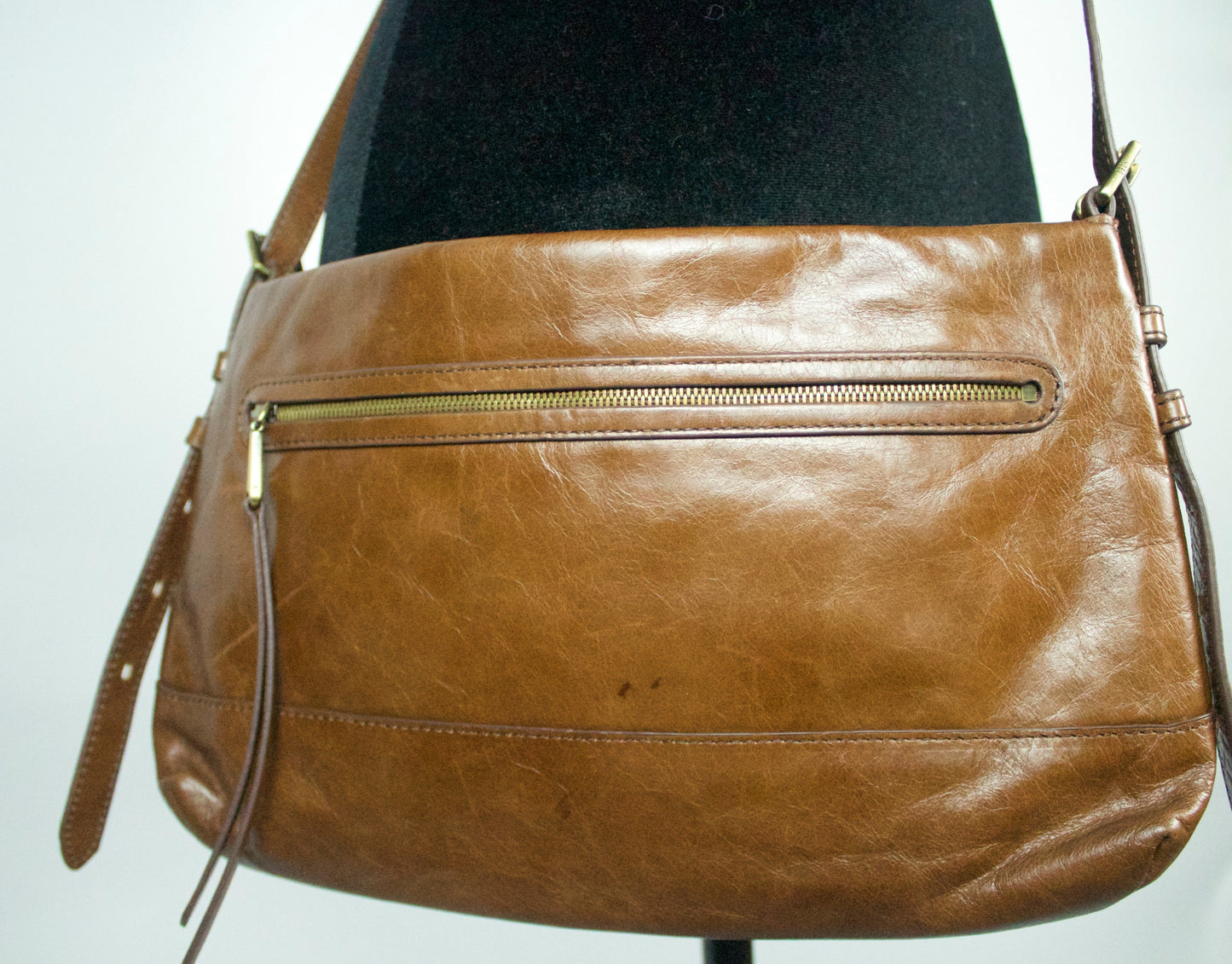 Leather Hobo Crossbody