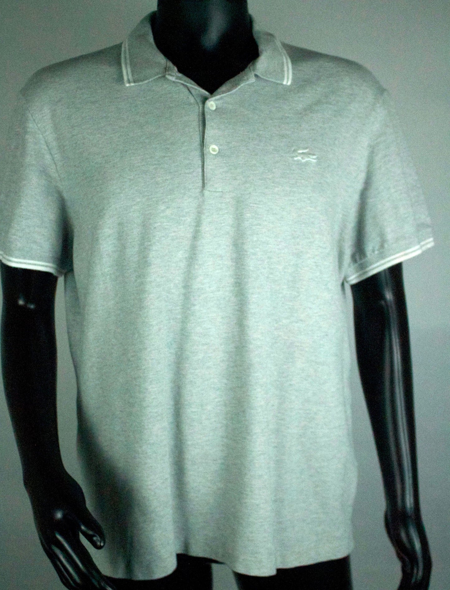 Grey Lacoste Polo