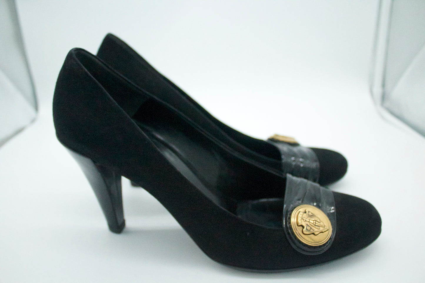 Black Suede Gucci Heels